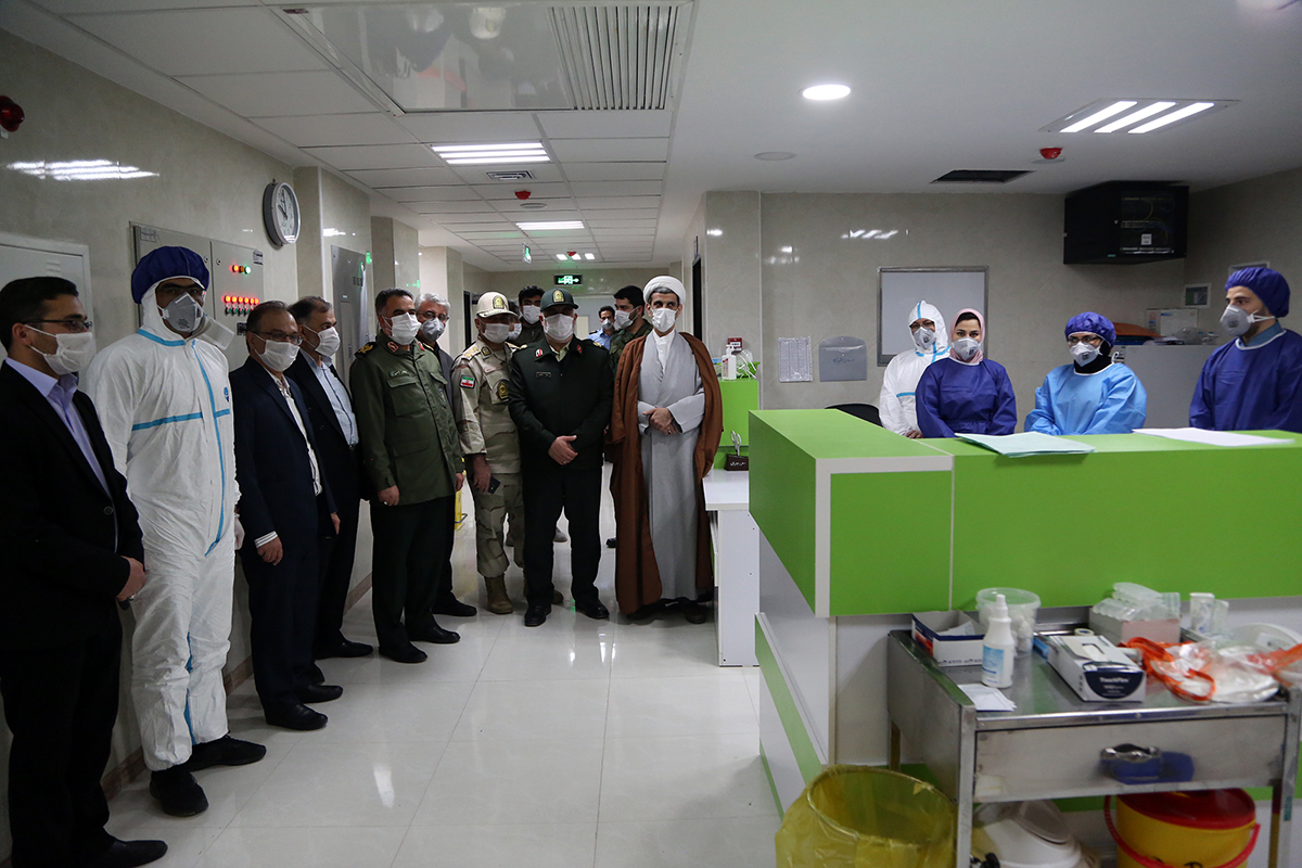 بازدید و عرض خدا قوت شورای تامین استان به کادر بهداشتی درمانی بیمارستان امام حسن (ع)
